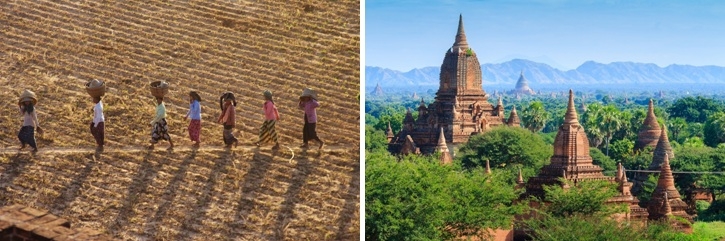 Mianmaro nuotraukos