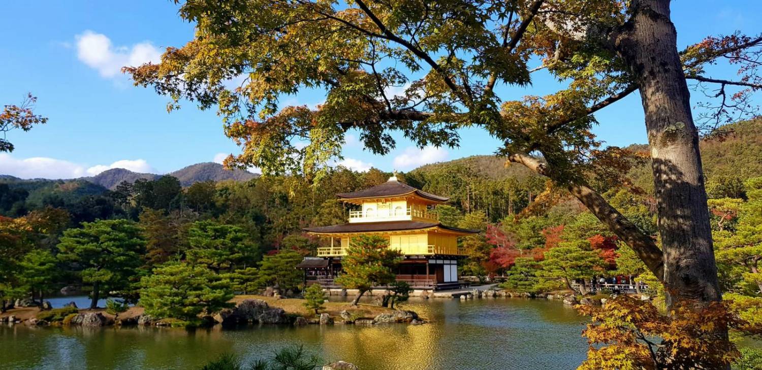Japonija Kinkakudži – Auksinis paviljonas
