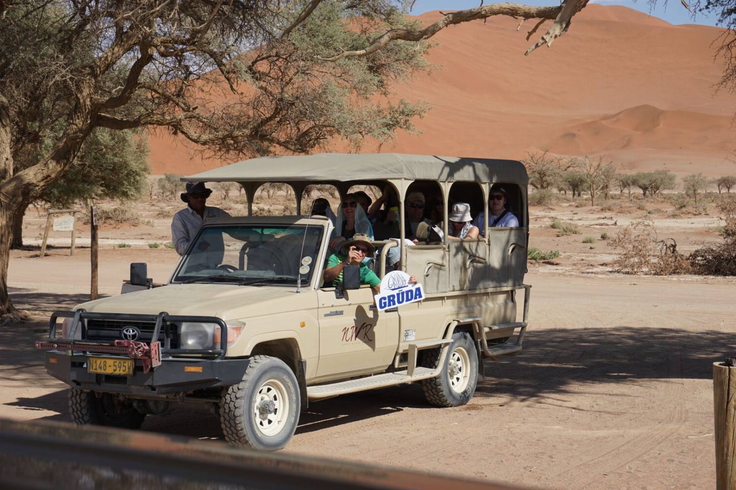 keliautojai Namibijoje
