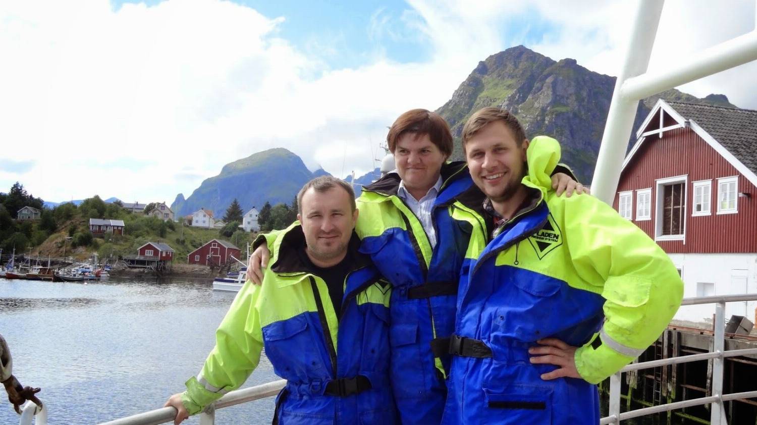 Grūdos keliautojai vykstantys į žvejybą, Norvegijoje