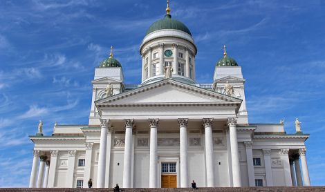 Suomija. Helsinkio katedra.
