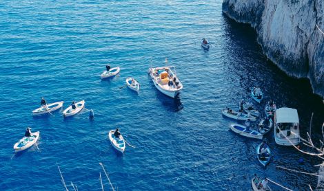 Italija.  Kaprio sala.