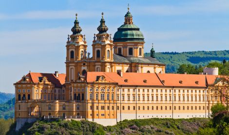 Austrija. Melko benediktinų vienuolynas.