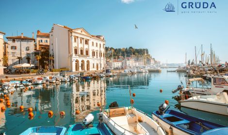 Slovėnija. Piran miestas.