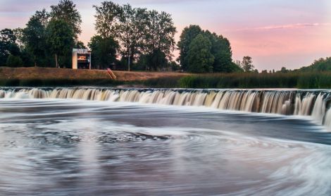 Latvija. Ventos krioklys.