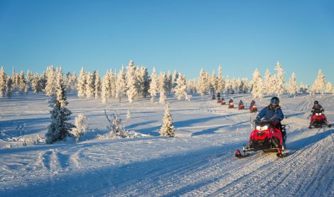 Suomija. Laplandija.