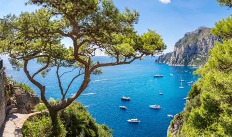 Italija. Kaprio sala.