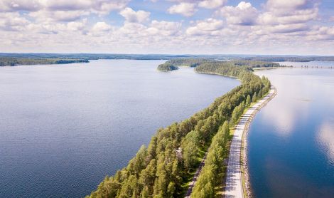 Suomija. Saimos kanalas.