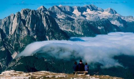 Slovėnija. Kanino kalnas.