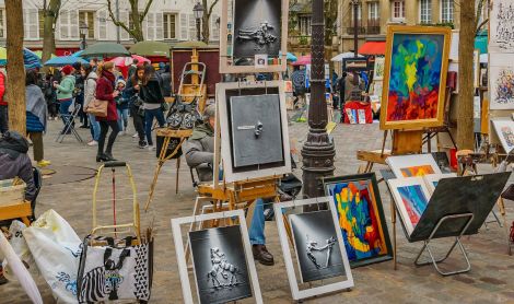 Prancūzija. Monmartras.