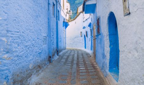 Marokas. Šefšauenas.