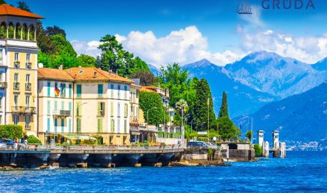 Italija. Komo ežeras.