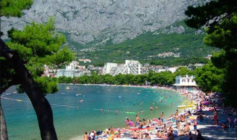 Lyg paveikslėlis graži Kroatija - Makarskos kurortas