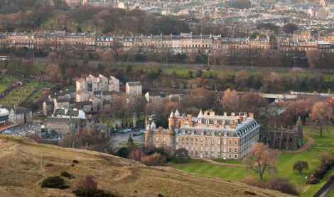 Škotija. Holirudo rūmai.