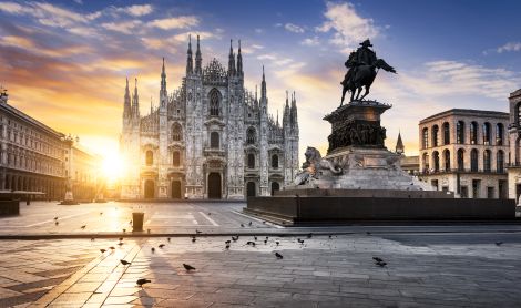 Italija. Milano katedra.