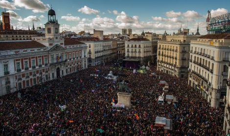 Ispanija. Madridas. Didžioji aikštė.