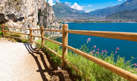 Italija. Gardos ežeras.