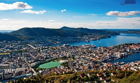 Norvegija. Bergenas.