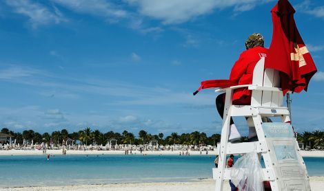 Ocean Cay MSC Marine Reserve sala (Bahamai)