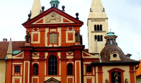 Čekija. Šv. Jurgio bazilika.