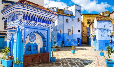 Marokas. Šefšauenas.