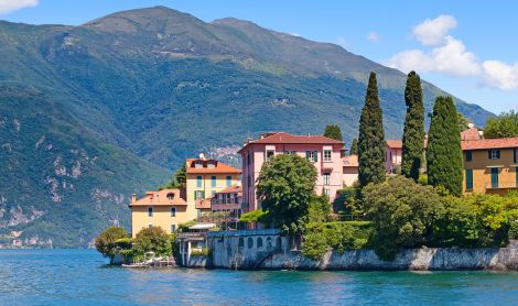 Italija. Komo ežeras.