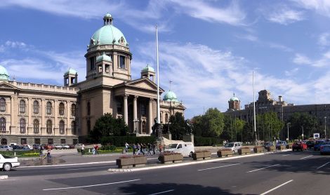 Serbija. Belgradas. Parlamento rūmai. 