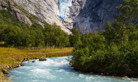 Norvegija. Josterdalio ledynas.