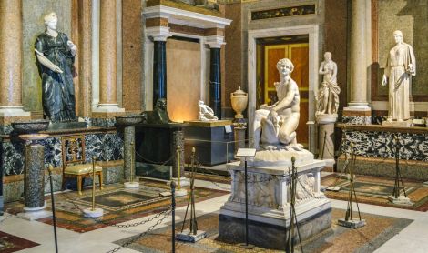 Italija. Villa Borghese muziejus.