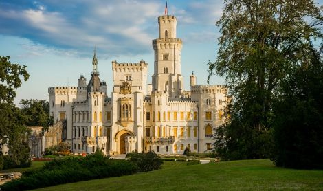 Čekija. Hluboka pilis.