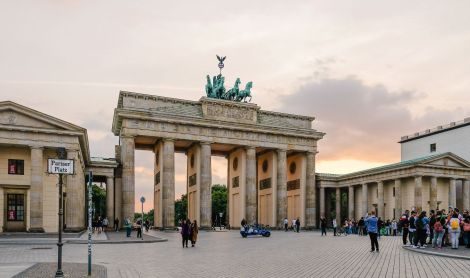 Vokietija. Brandenburgo vartai.