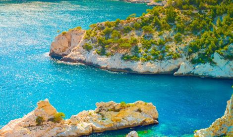 Prancūzija. Nacionalinis Calanques parkas.