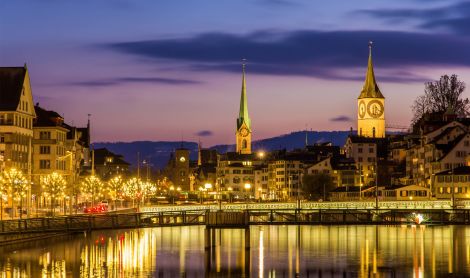 Šveicarija. Ciurichas.