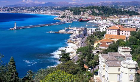 Prancūzija. Nica. Miesto panorama.