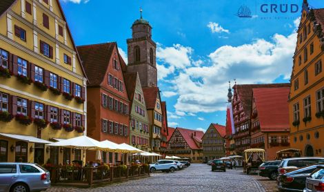 Vokietija. Dinkelsbiulis.