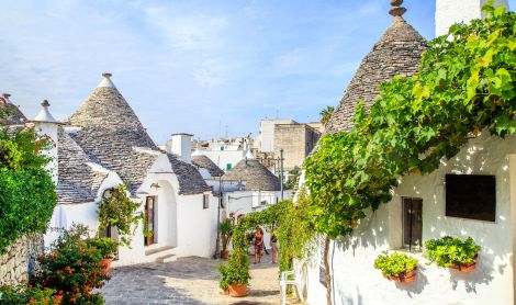 Italija. Alberobello.