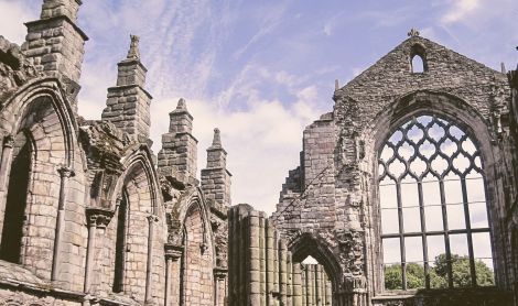 Škotija. Holirudo rūmai.