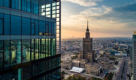 Lenkija. Kultūros ir mokslo rūmai.