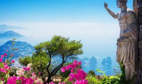 Italija. Kaprio sala.