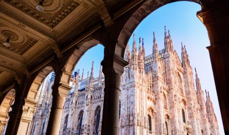 Italija. Milano katedra.