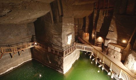 Lenkija. Veličkos druskų kasykla.