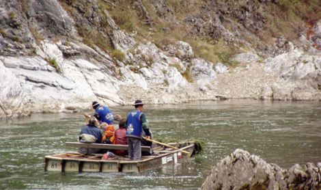 Slovakija. Pieninų nacionalinis parkas.