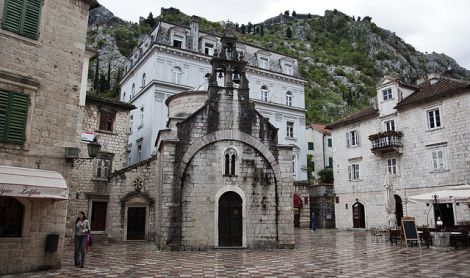 Juodkalnija. Kotoras. Šv.Luko bažnyčia.