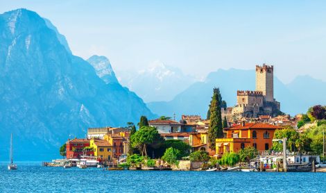 Italija. Gardos ežeras.