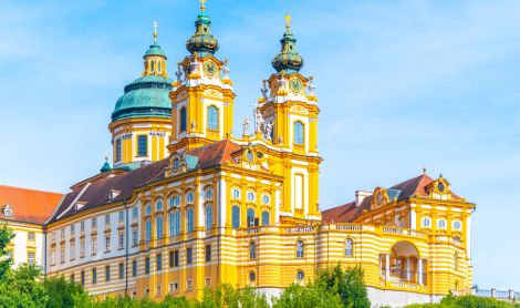 Austrija. Melko benediktinų vienuolynas.