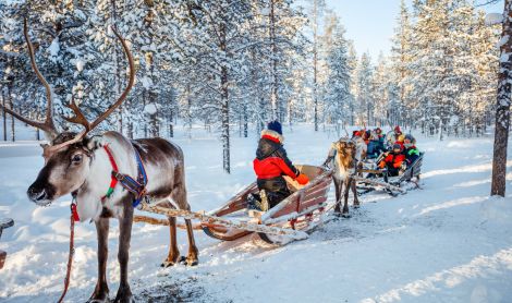 Suomija. Laplandija.