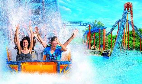 Italija. Mirabilandijos pramogų parkas.