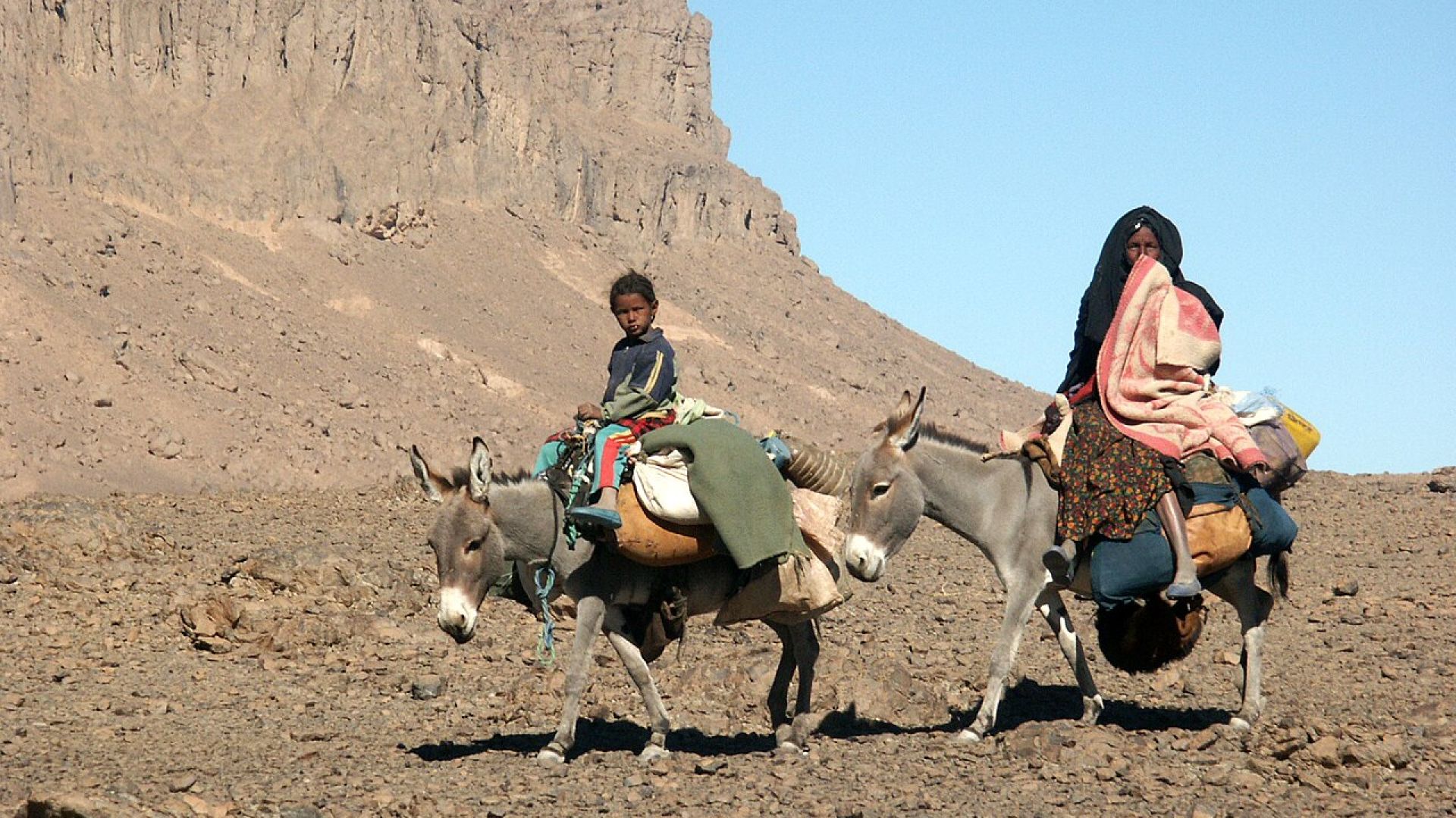 Tuaregai niekada neskuba