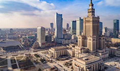 Lenkija. Kultūros ir mokslo rūmai.