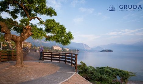 Italija. Madžorės ežeras.